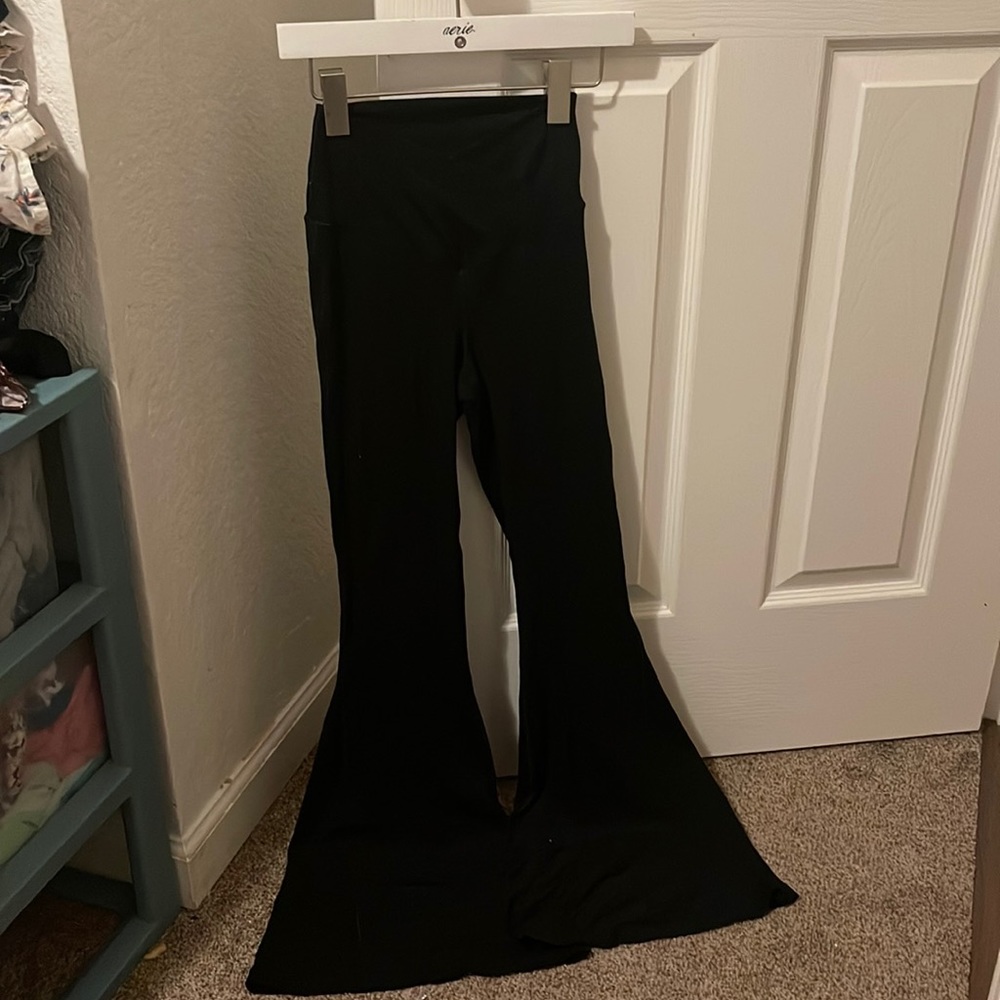 aerie ribbed crossover super flares